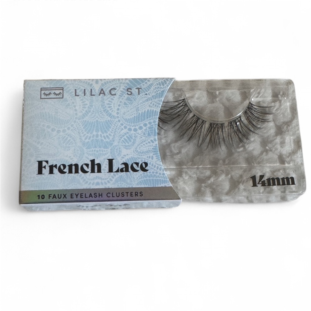 Lilac street French lace 14 mm lashes set of two